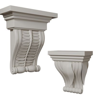 法式雕花柱头 罗马柱柱头 石膏柱头