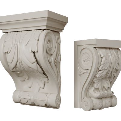 法式雕花柱头 罗马柱柱头 石膏柱头