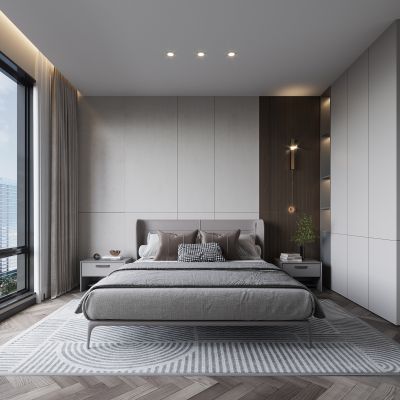 现代卧室