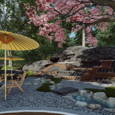 现代自然生态无动力儿童游乐森林系户外探险原木拓展训练公园景观