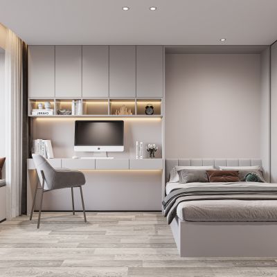 现代榻榻米卧室