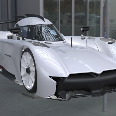 古德伍德‌McMurtrySpéirling‌电动超级跑车汽车带内饰