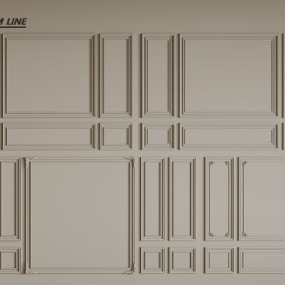 法式线条 法式石膏线 法式石膏线背景墙