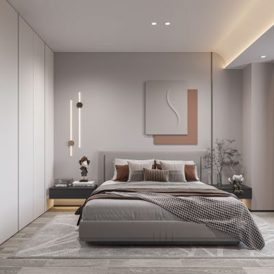 现代卧室
