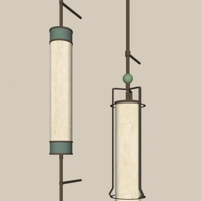 新中式金属壁灯 长条壁灯 圆形壁灯