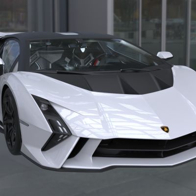 兰博基尼Lamborghini超跑车汽车带内饰