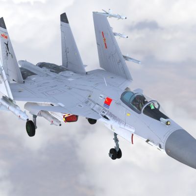 J15歼15中国空军飞鲨舰载战斗机飞机