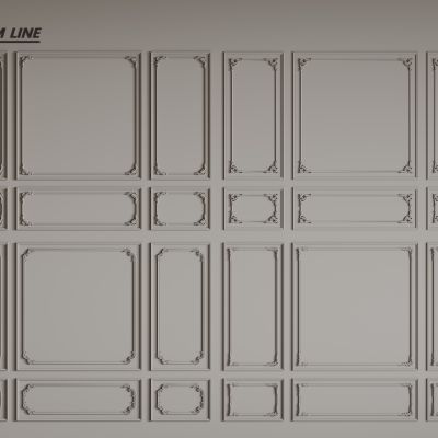 法式线条 法式石膏线 法式石膏线背景墙