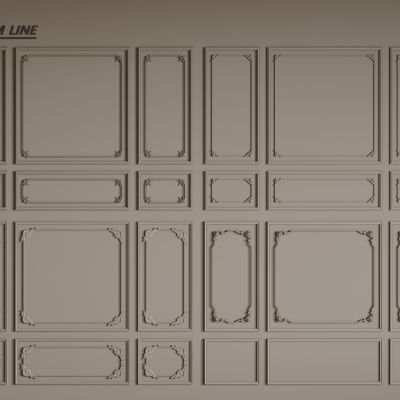 法式线条 法式石膏线 法式石膏线背景墙