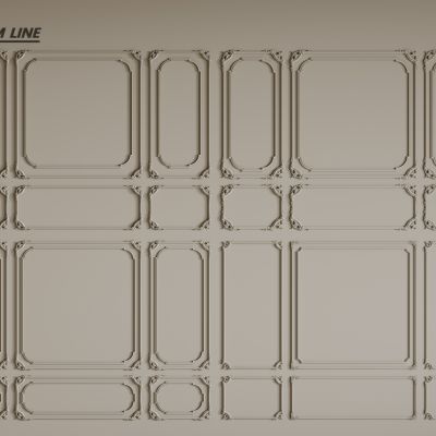 法式线条 法式石膏线 法式石膏线背景墙