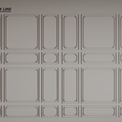 法式线条 法式石膏线 法式石膏线背景墙