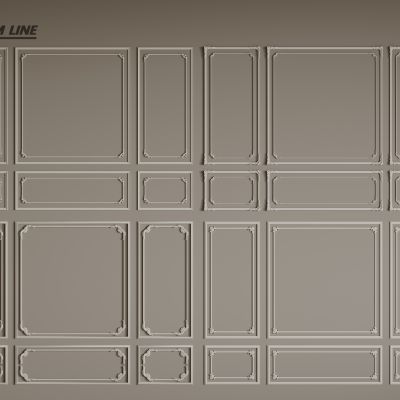 法式线条 法式石膏线 法式石膏线背景墙