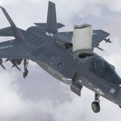 F35闪电II型联合攻击战斗机飞机低配版