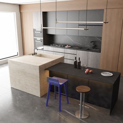 现代风格中岛餐厅