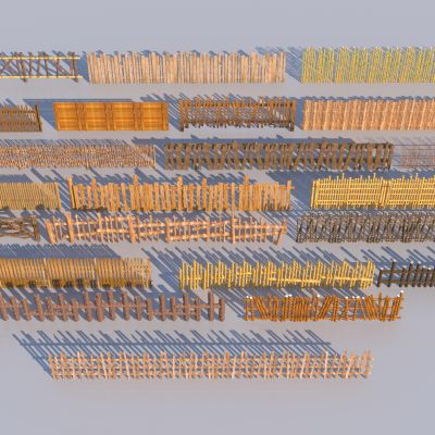 新中式围栏护栏栅栏手