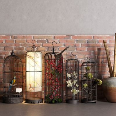 中式鸟笼 笼子