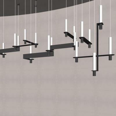 现代金属吊灯 大厅吊灯 前台吊灯