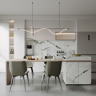 现代轻奢风格餐厅