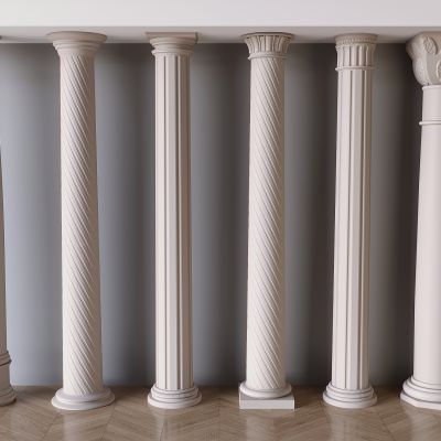 法式罗马柱 法式石膏柱圆柱