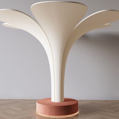 新中式树枝柱子 螺旋喇叭花瓣柱子 工业风异形装饰柱