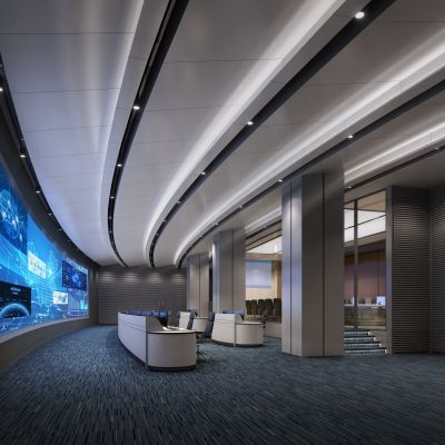 指挥中心控制中心监控室指挥室调度室远程交互中心