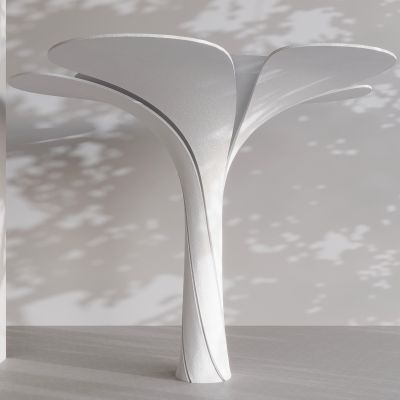 新中式树枝柱子 喇叭花瓣装饰柱子 工业风异形柱子