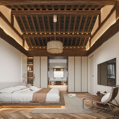 诧寂风民宿3D模型