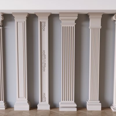 欧式罗马柱石膏柱 欧式方柱圆柱