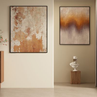 中古风侘寂装饰画 挂画