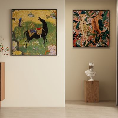 复古中古风装饰画挂画