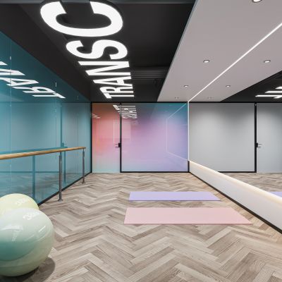 现代瑜伽室