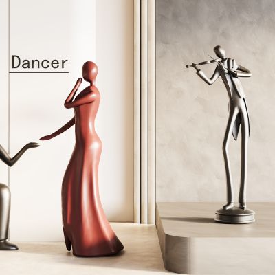 现代轻奢雕塑摆件 意式摆件 人形雕塑 现代雕塑摆件