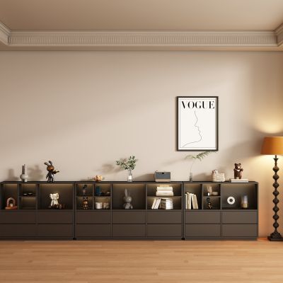 中古风法式餐厅  客厅背景墙