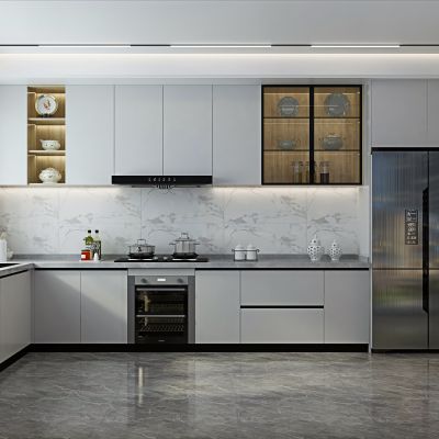 现代橱柜 现代厨房