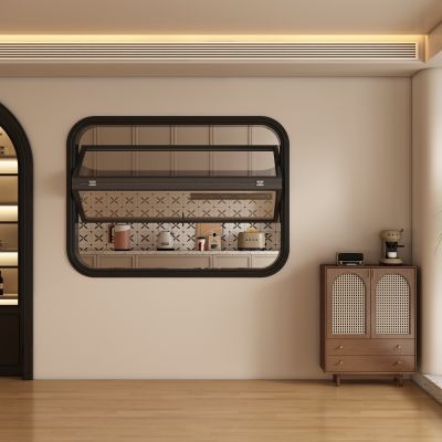 中古风餐厅背景墙