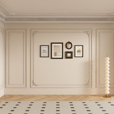 法式餐厅  客厅背景墙