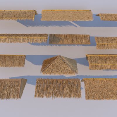 现代新中式屋檐 