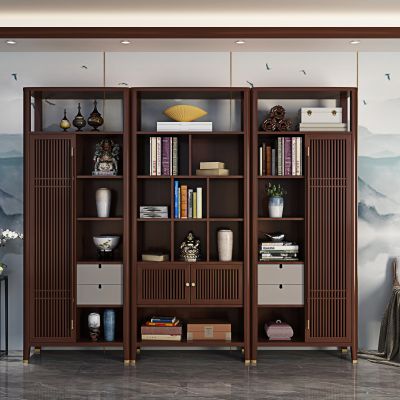 中式书柜 博古架