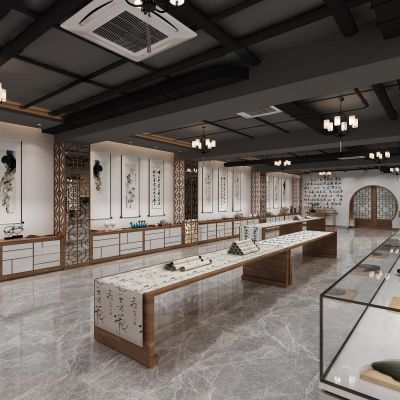 新中式书法展厅