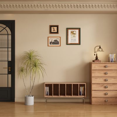 中古风餐厅背景墙