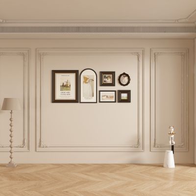 法式餐厅  客厅背景墙