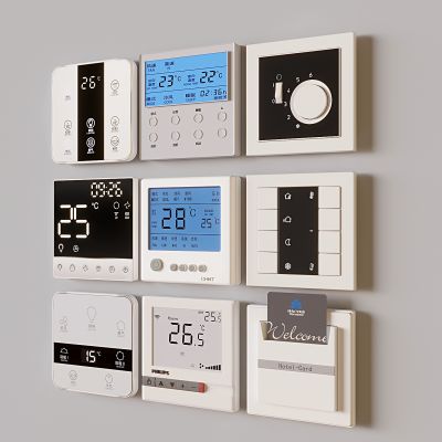 控制面板 开关 风扇开关 插卡入口