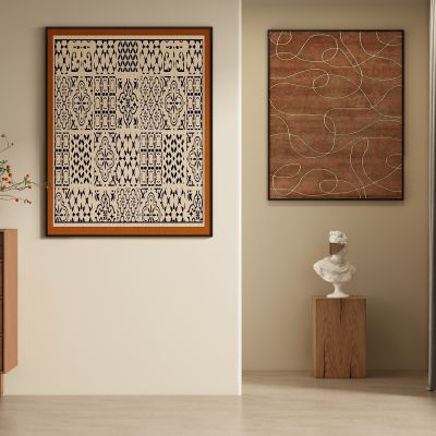 中古风装饰画挂画