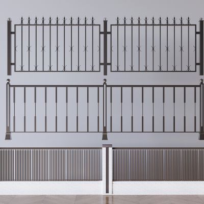 铁艺栏杆围栏护栏 铁艺雕花楼梯护栏