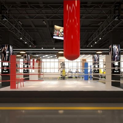 工业健身房_健身房_拳击馆_格斗馆_拳击擂台