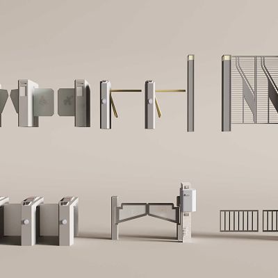  闸口 安检口  自动门 栏杆