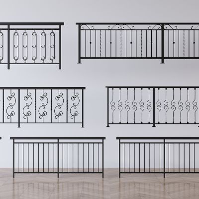 铁艺栏杆围栏护栏 铁艺雕花楼梯护栏