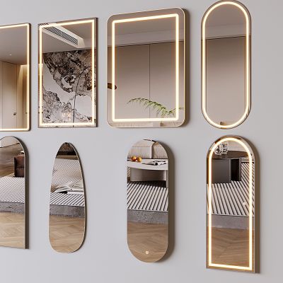 现代镜子 全身镜 穿衣镜 化妆镜 智能镜