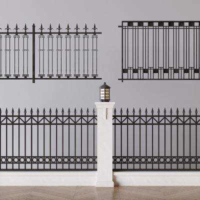 铁艺栏杆围栏护栏 铁艺雕花楼梯护栏