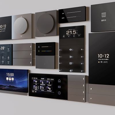 控制面板 开关 风扇开关 插卡入口